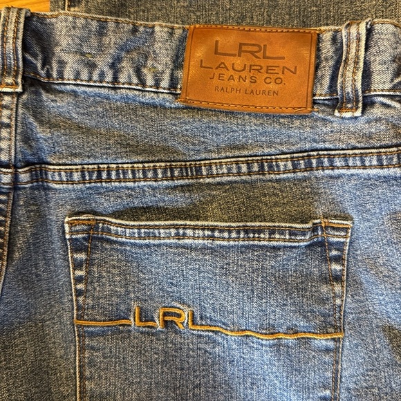 LRL Lauren Jeans Co Ralph Lauren Petite 12P Women’s Classic Straight Reg Wash - Picture 5 of 9